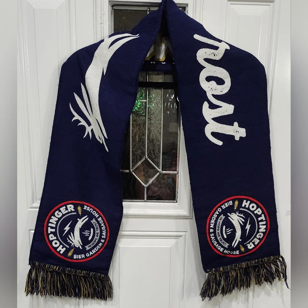 Jacksonville Armada Football Club navy blue scarf with fringe